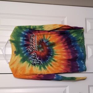 Lake Geneva Wisconsin long sleeve tie dyed shirt